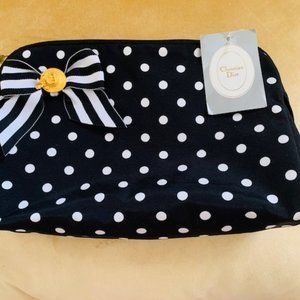 nwt Vintage Christian Dior makeup Bag